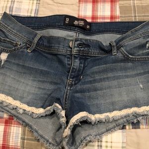 Hollister short-short low rise shorts